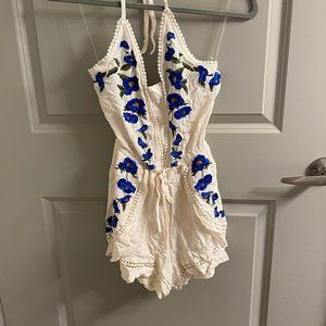 American Eagle Halter Romper